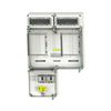 1/3F mérőszekrény 1xM63.80A+1xV32 +2x12M szabadvezetékes 1 2M PVT 6075 Á-V Fm-SZ ÁK Csatári Plast - CSP21.E020ÁK