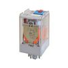 2 váltóérintkezős relé  12V DC RT08-12DC 2×CO (10A, 230V AC / 28V DC) Tracon