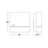 Alkonykapcsoló kültéri 95x95x38mm 1-75lx 1z 1000W falonkívüli műanyag antracit NightmatIQ STEINEL - 066130