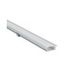Alumínium profil LED szalagokhoz, lapos, besüllyeszthető W=10mm, H=2m TRACON - LEDSZPR2