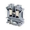 Átmenő sorkapocs TS35 1-szintes 76A 0,5-10mm2/érvéghüvely szürke csavaros csavaros TRACON - TSKA10