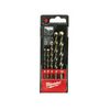 Betonfúrószár-készlet 5db 2élű d4x70-d5x85-d6x100-d8/10x110mm 5-darabos CDB Milwaukee - 4932480157