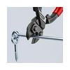 Csapszegvágó 64HRC max.5,6mm kompakt piros mechanikus egykezes 250mm-hossz CoBolt XL KNIPEX - 7101250