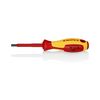 Csavarhúzó imbusz 1000V 5mm-kulcsméret 75mm-penge szigetelt KNIPEX - 981350