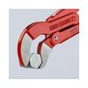 Csőfogó S-alakú pofa 680mm piros 120mm-befogás KNIPEX - 8330030