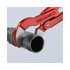 Csőfogó S-alakú pofa 680mm piros 120mm-befogás KNIPEX - 8330030