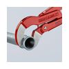 Csőfogó S-alakú pofa 680mm piros 120mm-befogás KNIPEX - 8330030