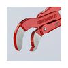 Csőfogó S-alakú pofa 680mm piros 120mm-befogás KNIPEX - 8330030