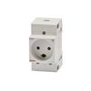 Dugaszolóaljzat 2P+F sínre sorolható 250V AC 16A 2.5M 90AM GEWISS - GW96526