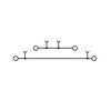 Emeletes sorkapocs TS35 22A 800V kék 2.5mm2/érvéghüvely rugószorításos S2T 2.5 BL Weidmüller - 2902390000