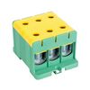Fővezetéki leágazókapocs 320A/400VAC 3x2x35-150mm2 Al/Cu zöld/sárga  TRACON - FLEAL-150/3ZS