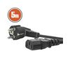 Hálózati csatlakozókábel C13 3x 0.75mm2 5m SCHUKO dugó pipa 16A GLOBIZ - 20109
