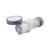 Ipari dugalj lengő 3P+E 125A 200-250V(50+60Hz) kék egyenes IP67 műanyag IEC309HP GEWISS - GW62058H
