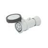 Ipari dugalj lengő 3P+E 16A 500V(50+60Hz) fekete egyenes IP67 műanyag 7h-pozíció IEC309HP GEWISS - GW62032H