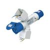 Ipari dugaljadapter 16A5P400V +2x(50x50mm)-dugaljhely 1x16A5P400V műanyag IP20 IEC309MA GEWISS - GW64237