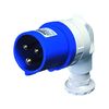 Ipari dugvilla lengő 2P+E pipa 16A 200-250V(50+60Hz) kék IP44 műanyag csavaros IEC309HP GEWISS - GW60085