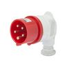 Ipari dugvilla lengő 3P+N+E pipa 32A 380-415V(50+60Hz) piros IP44 műanyag IEC309HP GEWISS - GW60102