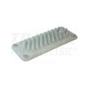 Kábelátvezető 51-kábelhez vágható IP55 kezeletlen műanyag 222mm x 30mm 92mm x TRACON - EKBV-05