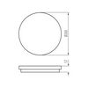 LED UFO lámpatest védett 3CCT falonkívüli 1x 24-30W 220-240V AC 3050lm BENO 24-30W CCT-O G KANLUX - 38783