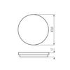LED UFO lámpatest védett 3CCT HF-érzék. falonkív.i 1x24-30W 3050lm AC BENO 24-30W CCT-O-SEG KANLUX - 38784