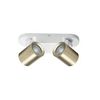 Kanlux 38965 LAURIN EL-2I W-G GU10 fehér/arany spot 2*GU10 IP20