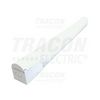 LED bútorvilágító lámpatest +dugalj +kapcsoló 25000h falonkívüli 1x 8W 230V 720lm 4000K TRACON - TLFLEDS8NW
