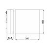 LED fali/mennyezeti lámpatest védett 25000h falonkívüli 1x 24W 220-240V 1900lm Smart-S GREENLUX 3év garancia - GXLS287