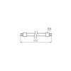 LED fénycső 1,5m cső T8 22W- G13 3300lm 865 220-240V AC 30000h 220° T8 LED GLASSv3 9W-CW KANLUX - 26059