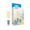 LED lámpa B35 2db gyertya filament 4W- 40W E14 470lm 840 220-240V AC 35000h 360° 4000K Modee - ML-CF4000K4WE14B2
