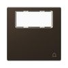 Merten D-Life billentyű mokka bronz csengő-jel  címketartós IP20 fém kapocs Schneider - MTN3365-6052