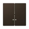 Merten D-Life billentyű mokka bronz üres-jel IP20 fém kapocs Schneider - MTN3420-6052