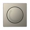 Merten D-Life fedlap ventilátorhoz nikkel szürke fordulatszám-jel IP20 fém Schneider - MTN5251-6050