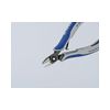 Oldalcsípő fogó precíziós-elektronikai max.d1mm szürke-kék normál 125mm x KNIPEX - 7942125Z
