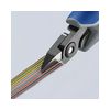 Oldalcsípő fogó precíziós-elektronikai max.d1mm szürke-kék normál 125mm x KNIPEX - 7942125Z