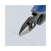 Oldalcsípő fogó precíziós-elektronikai max.d1mm szürke-kék normál 125mm x KNIPEX - 7942125Z