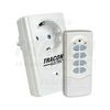 RF készlet 1dugaljadapter+1távirányító 3600/600W 230VAC-táp fehér 433MHz TRACON - RCS11