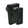 RF készlet 1dugaljadapter+1távirányító 3600/600W 230VAC-táp fekete  nyomó működés TRACON - RCS11-IP