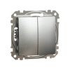 SednaÚj 105 2x1P csillárkapcsoló betét adapterrel süllyesztett rugós IP20 Schneider - SDD170105