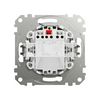 SednaÚj 105 2x1P csillárkapcsoló betét adapterrel süllyesztett rugós IP20 Schneider - SDD170105