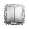SednaÚj 105 2x1P csillárkapcsoló betét adapterrel süllyesztett rugós IP20 Schneider - SDD170105