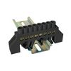 Szigetelt földelősín fekete 230/400VAC, 63A, 6×9mm, 8P, IP20 NPE-BK6-8 Tracon