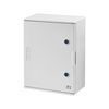 Szekrény fali szerelőlemez nélkül műanyag 499mm x 406mm x 200mm IP66 szürke sorolható 46QP GEWISS - GW46003F