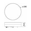 Védett ufo LED SMART-R White 24W CCT kerek 2650/3250lm IP44 - GXLS313