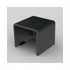 Vezetékcsatorna végzáró 20x20-hoz fekete balos/jobbos 19.2mm x 21.2mm x kezeletlen LHD KOPOS - 8621_FB
