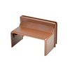 Vezetékcsatorna illesztőkeret 40x20x-hoz 18.5mm-ma 41.1mm-sz műanyag barna LHD KOPOS - 8639_I2