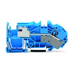 Nullbontó sorkapocs 76A 250V rugószorításos/ rugószorításos kék 0.5-25mm2/sokerű WAGO - 2016-7714