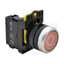 Nyomógomb komplett műa. d22 3A