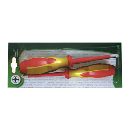 Csavarhúzó készlet piros-sárga (102870 102872) 2-darabos 1000V HUPslim Haupa - 102879