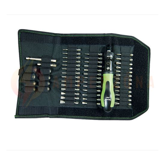 Csavarhúzó készlet racsnis cserélhető bites FlaxBag Haupa - 104020-1